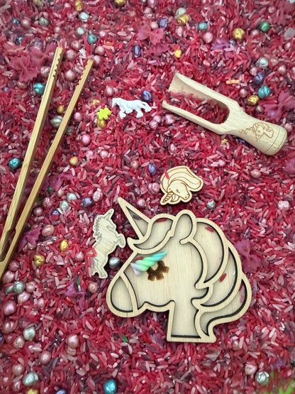 Sensory Fun - Pour and play unicorn