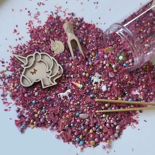 Sensory Fun - Pour and play unicorn