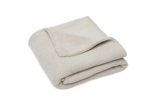 Fleece deken nougat
