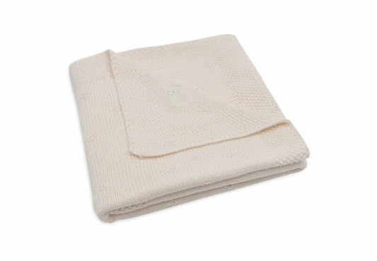 Dekentje Cosy knit Ivory