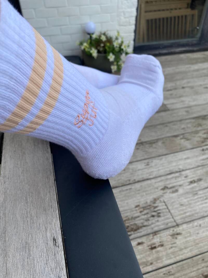 Sportkousen met borduring unisex/kind