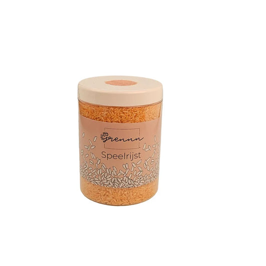 Grennn speelrijst oranje mix 750gr