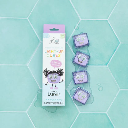 GloPals - Light up cubes - Lumi - 4st. paars