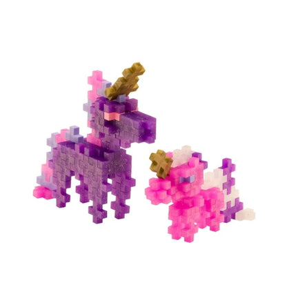 Plus plus glitter unicorn - 100 stukken