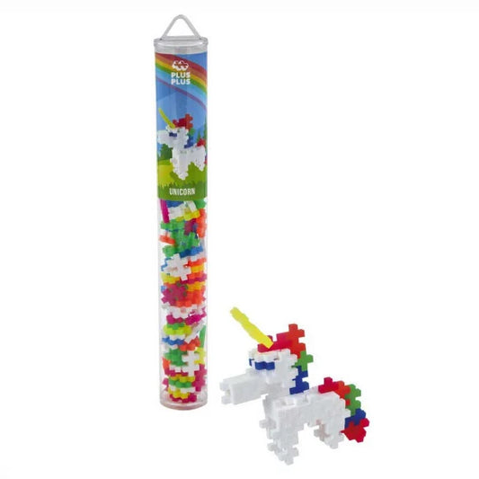 Plus plus tube unicorn wit- 100 stukken