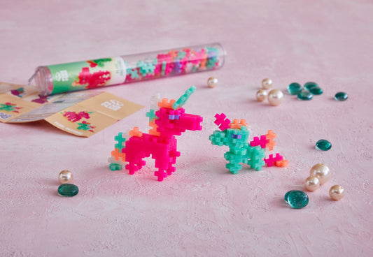 Plus plus Pearl unicorn - 100 stukken