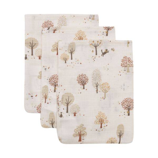 washandjes hydrofiel 3 stuks- Tiny park
