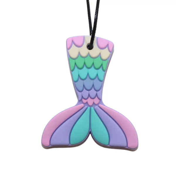 Bijtketting - zeemeermin Pastel